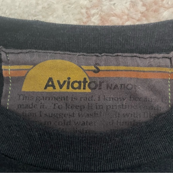 AVIATIOR NATION Shirt Size Small - Picture 4 of 5